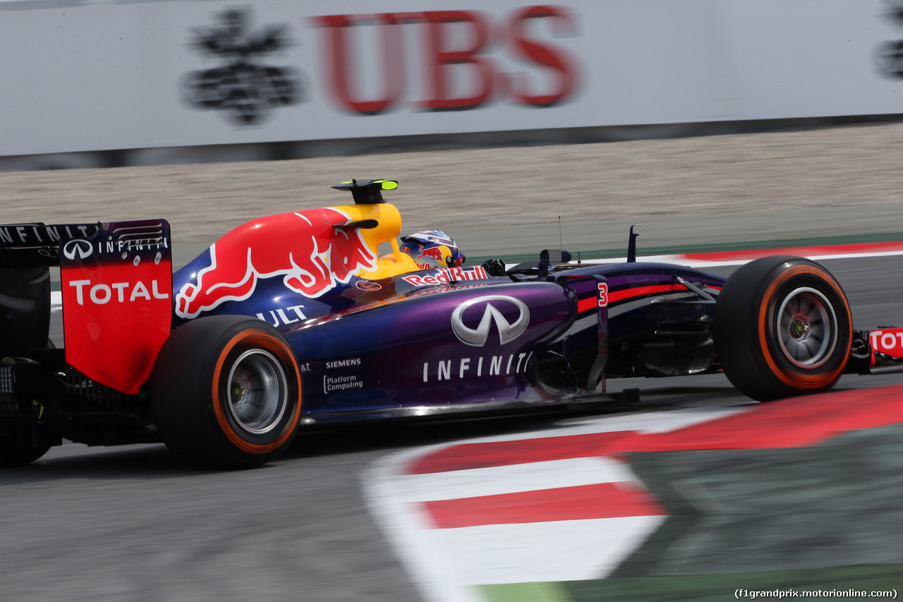 GP SPAGNA, 10.05.2014- Prove Libere 3, Daniel Ricciardo (AUS) Red Bull Racing RB10