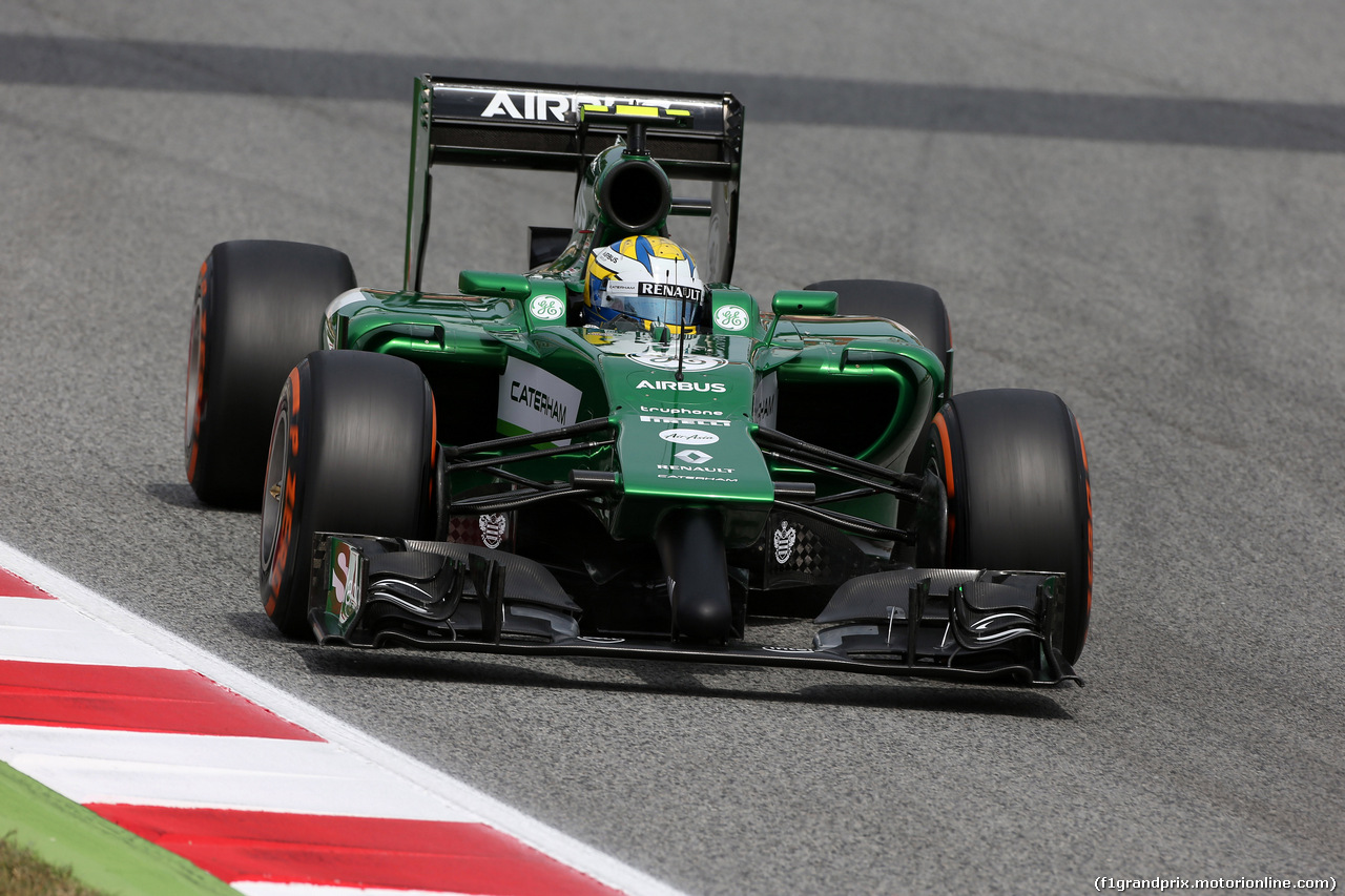 GP SPAGNA, 10.05.2014- Prove Libere 3, Marcus Ericsson (SUE) Caterham F1 Team CT-04