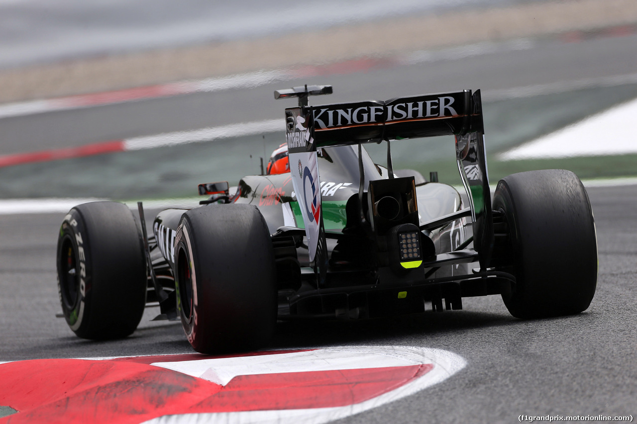 GP SPAGNA, 10.05.2014- Prove Libere 3, Nico Hulkenberg (GER) Sahara Force India F1 VJM07