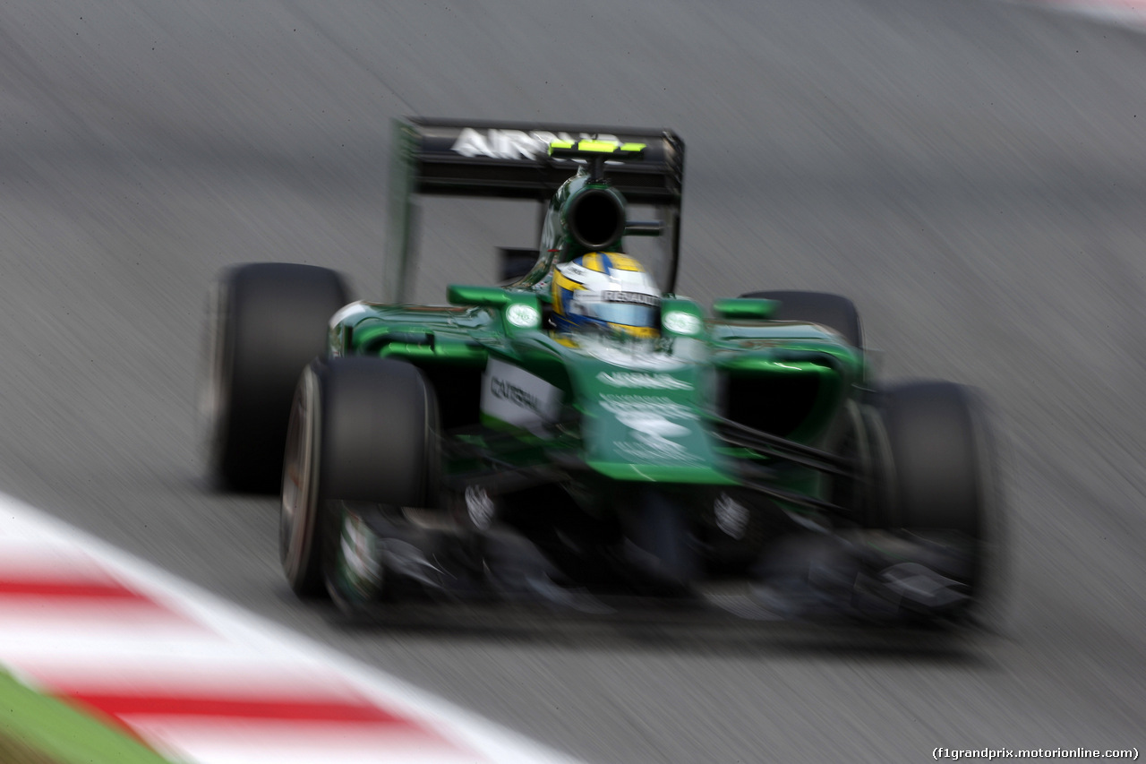 GP SPAGNA, 10.05.2014- Prove Libere 3, Marcus Ericsson (SUE) Caterham F1 Team CT-04
