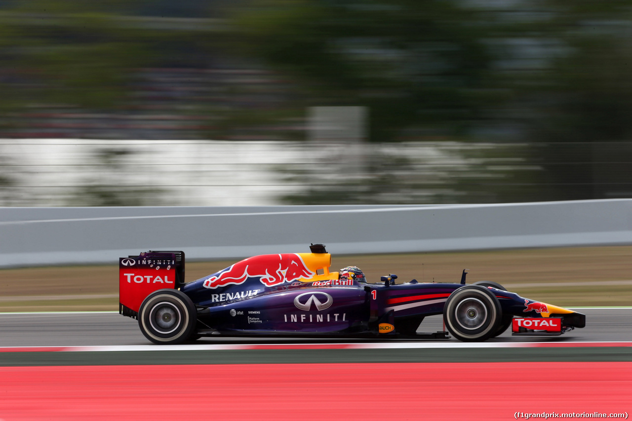 GP SPAGNA, 10.05.2014- Prove Libere 3, Sebastian Vettel (GER) Red Bull Racing RB10