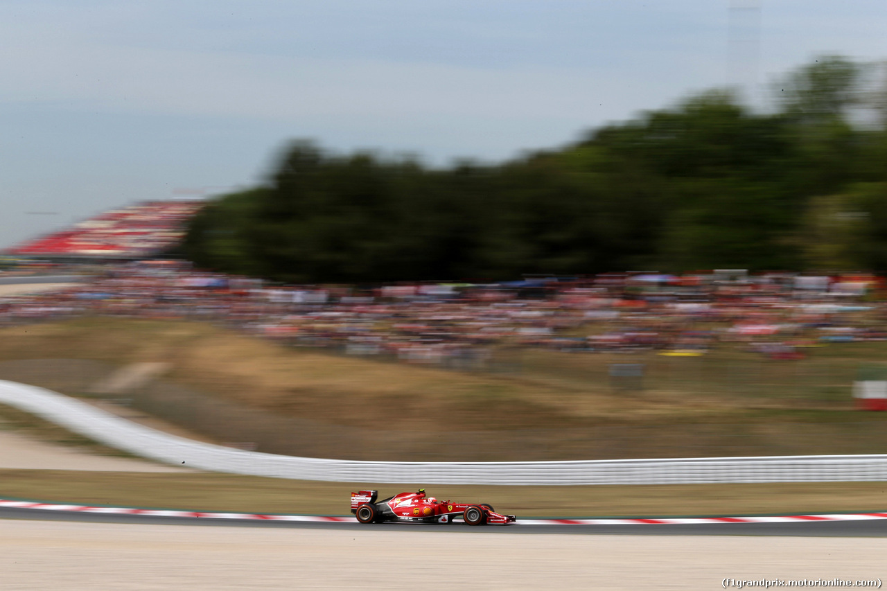 GP SPAGNA, 10.05.2014- Prove Libere 3, Kimi Raikkonen (FIN) Ferrari F14-T