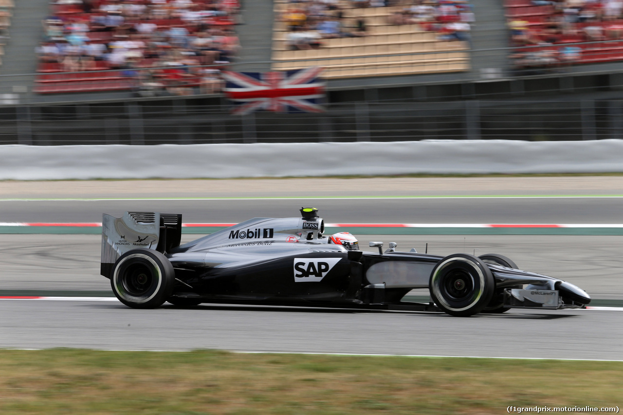 GP SPAGNA, 10.05.2014- Prove Libere 3, Kevin Magnussen (DEN) McLaren Mercedes MP4-29