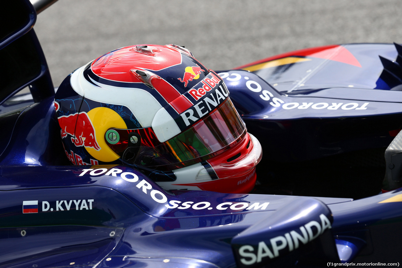 GP SPAGNA, 10.05.2014- Prove Libere 3, Daniil Kvyat (RUS) Scuderia Toro Rosso STR9