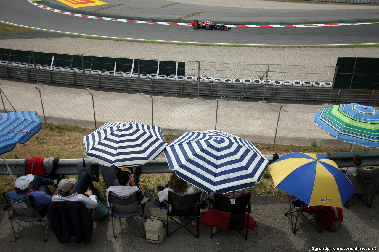 GP SPAGNA, 10.05.2014- Prove Libere 3, Sebastian Vettel (GER) Red Bull Racing RB10