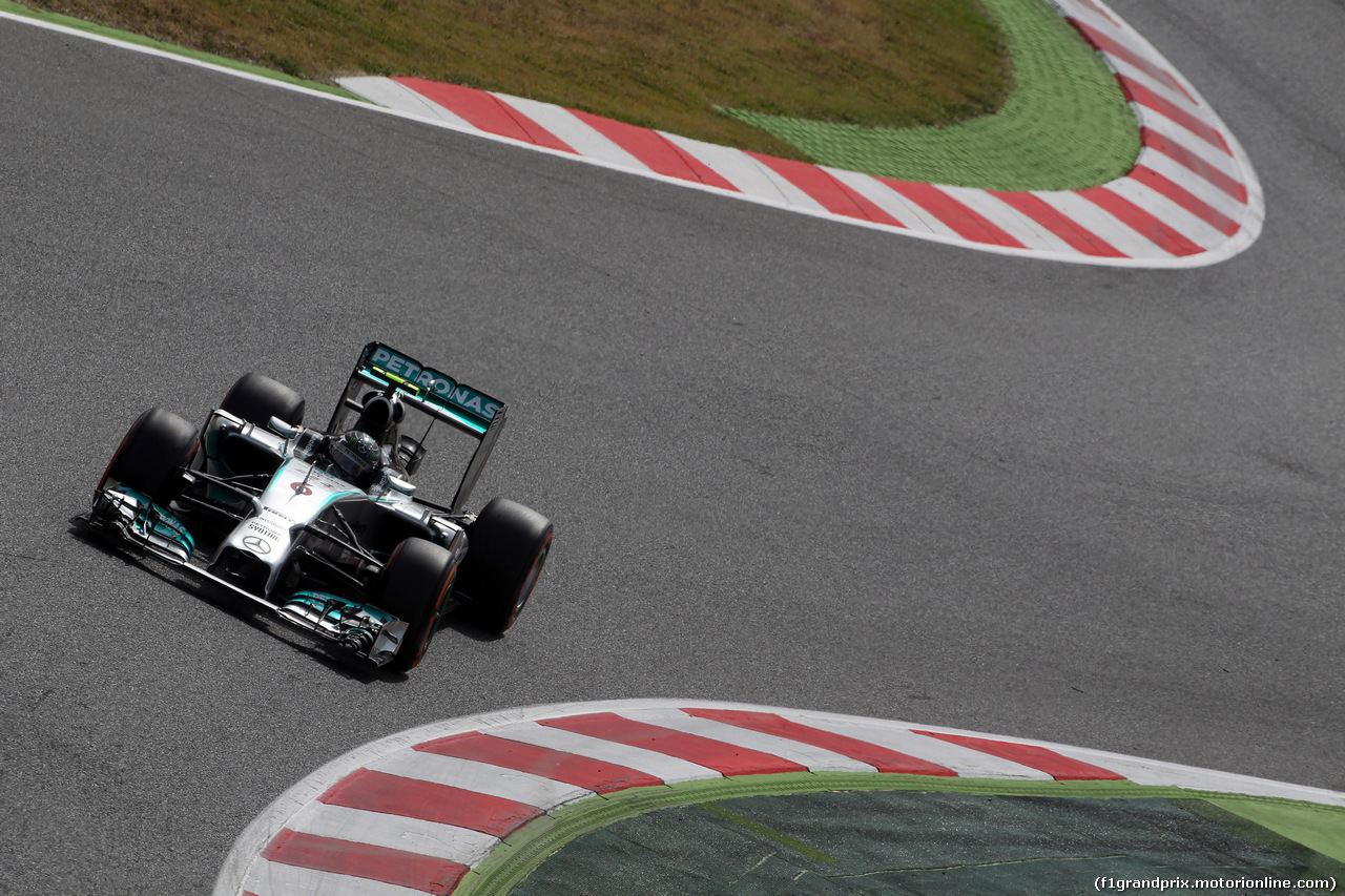 GP SPAGNA, 10.05.2014- Prove Libere 3, Nico Rosberg (GER) Mercedes AMG F1 W05