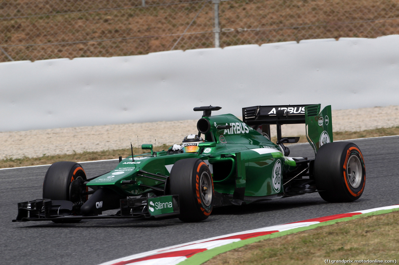 GP SPAGNA, 10.05.2014- Prove Libere 3, Kamui Kobayashi (JAP) Caterham F1 Team CT-04