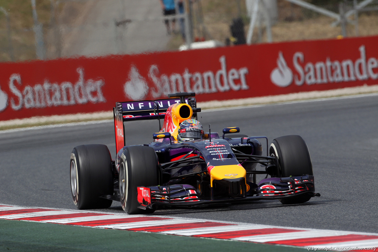 GP SPAGNA, 10.05.2014- Prove Libere 3, Sebastian Vettel (GER) Red Bull Racing RB10