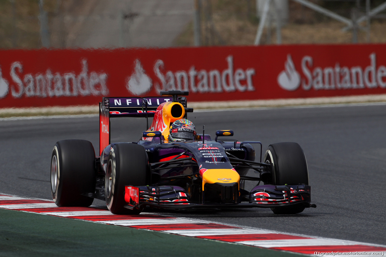 GP SPAGNA, 10.05.2014- Prove Libere 3, Sebastian Vettel (GER) Red Bull Racing RB10