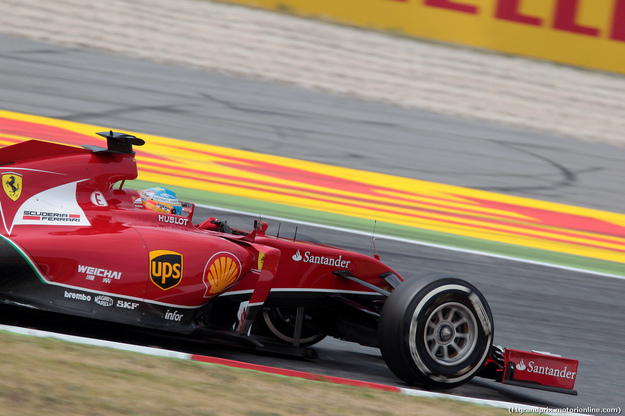 GP SPAGNA, 10.05.2014- Prove Libere 3, Fernando Alonso (ESP) Ferrari F14-T