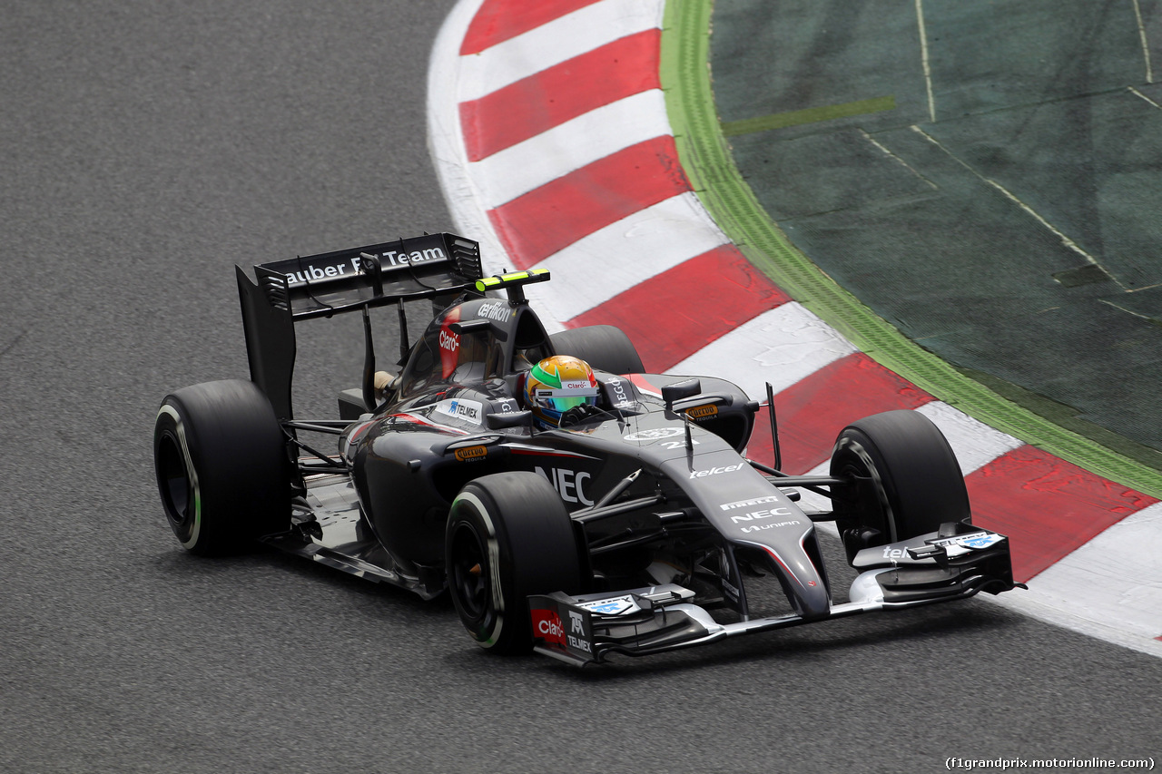GP SPAGNA, 10.05.2014- Prove Libere 3, Esteban Gutierrez (MEX), Sauber F1 Team C33