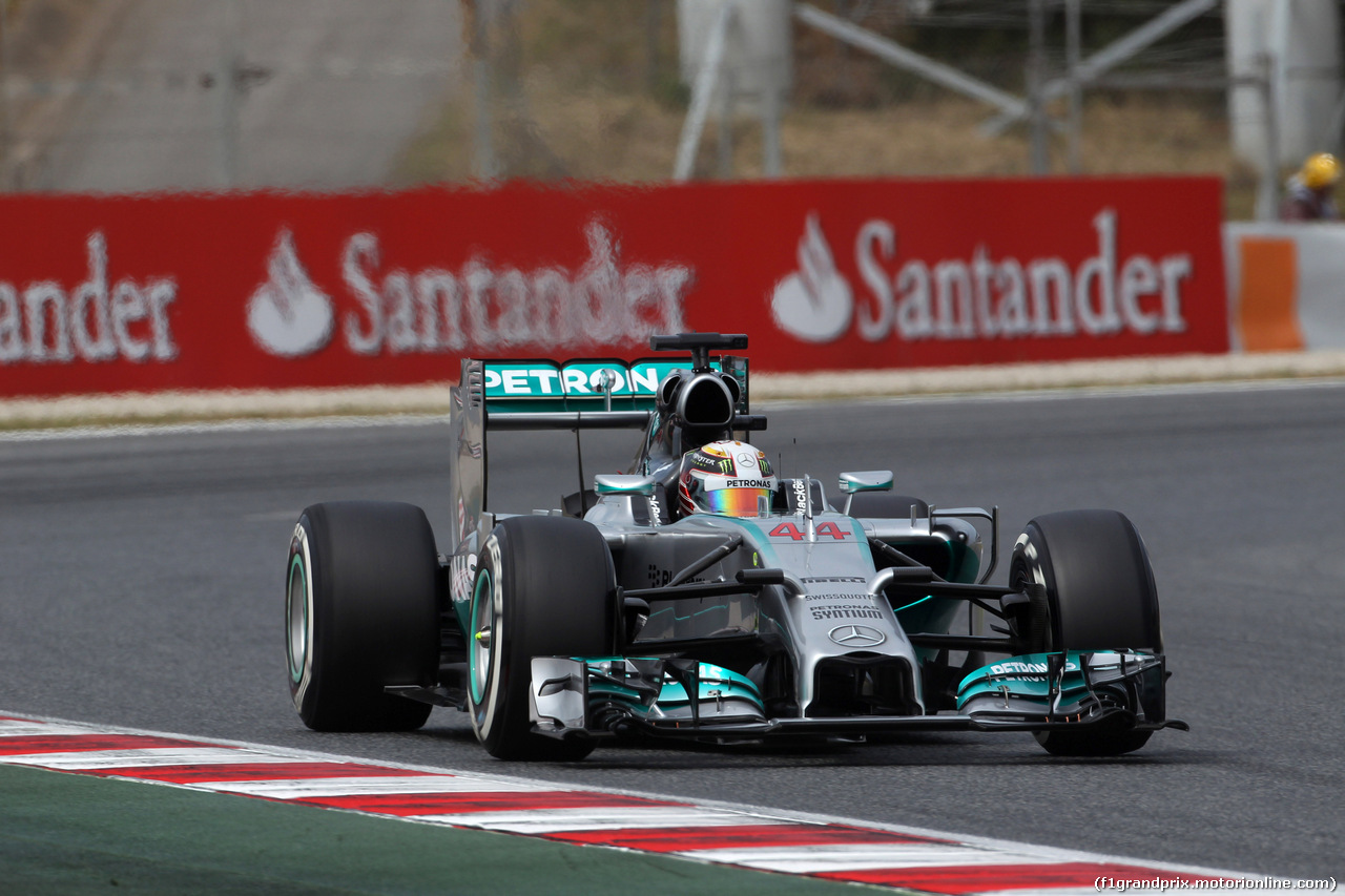 GP SPAGNA, 10.05.2014- Prove Libere 3, Lewis Hamilton (GBR) Mercedes AMG F1 W05