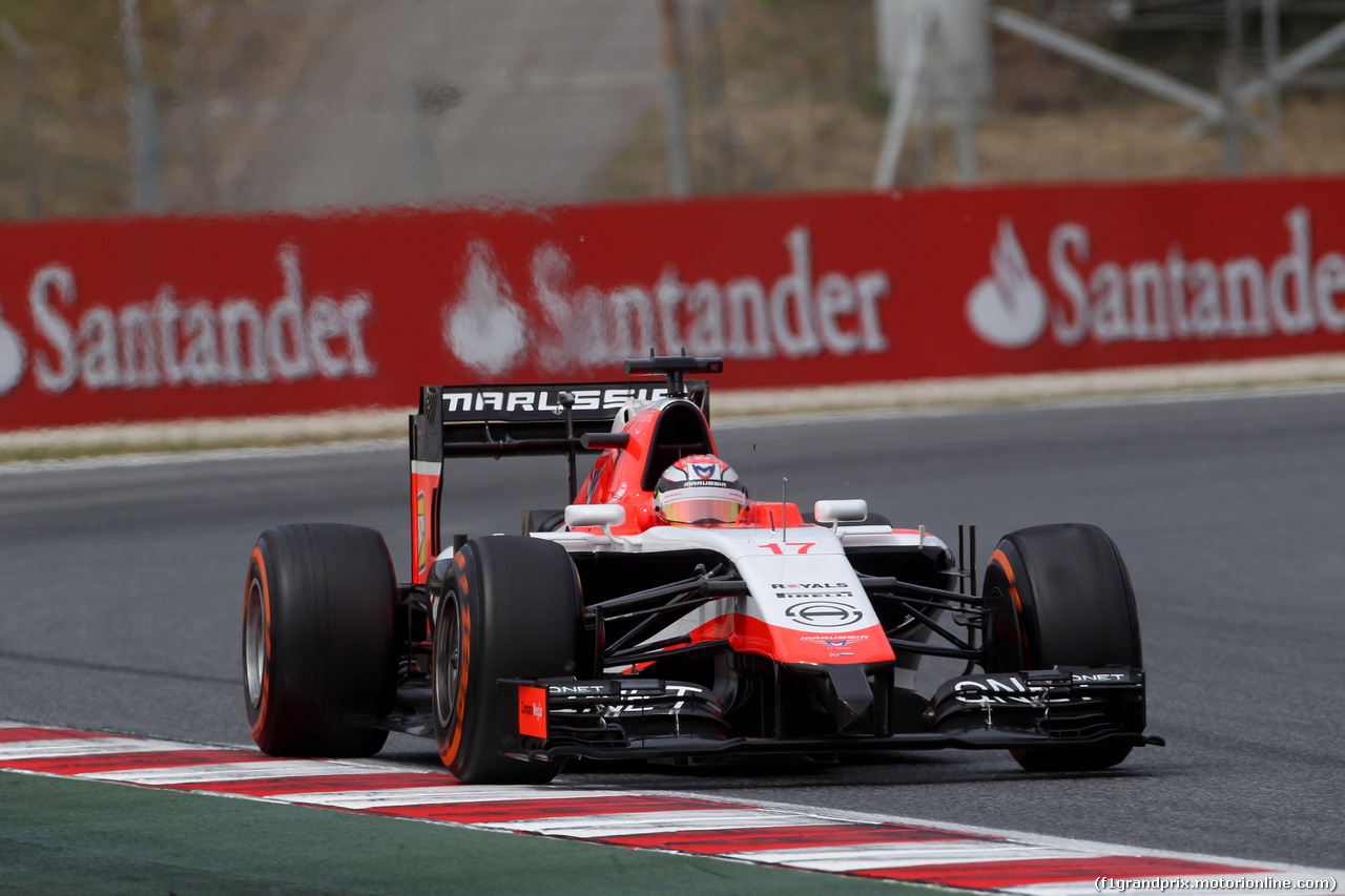 GP SPAGNA, 10.05.2014- Prove Libere 3, Jules Bianchi (FRA) Marussia F1 Team MR03