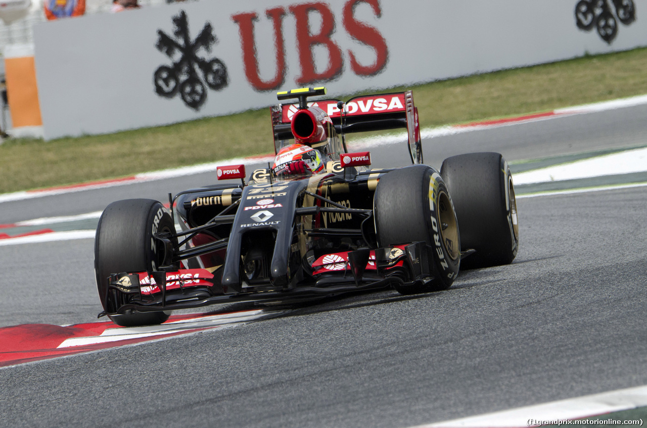 GP SPAGNA, 10.05.2014- Prove Libere 3, Pastor Maldonado (VEN) Lotus F1 Team E22