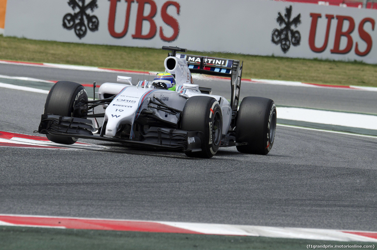 GP SPAGNA, 10.05.2014- Prove Libere 3, Felipe Massa (BRA) Williams F1 Team FW36