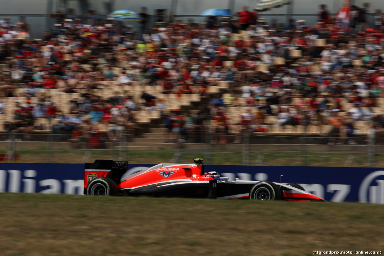 GP SPAGNA, 10.05.2014- Qualifiche, Max Chilton (GBR), Marussia F1 Team MR03