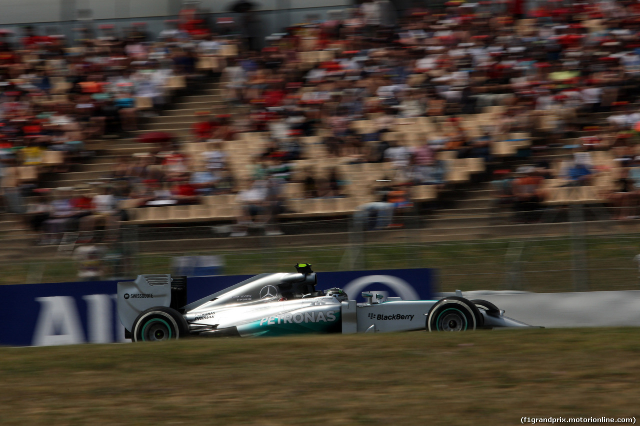 GP SPAGNA, 10.05.2014- Qualifiche, Nico Rosberg (GER) Mercedes AMG F1 W05