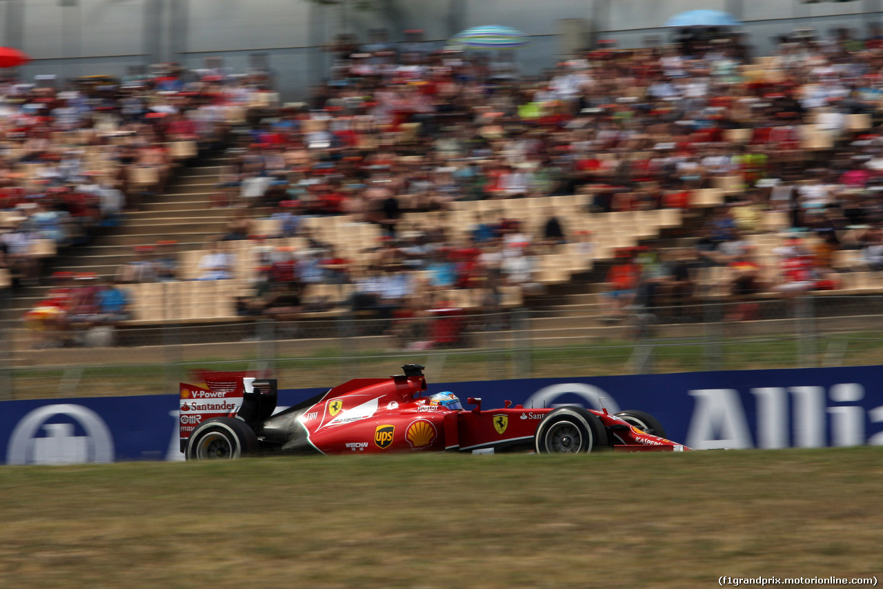 GP SPAGNA, 10.05.2014- Qualifiche, Fernando Alonso (ESP) Ferrari F14-T