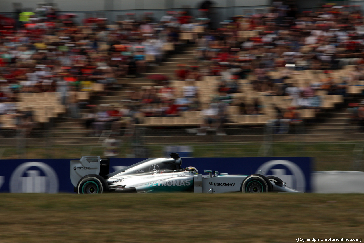 GP SPAGNA, 10.05.2014- Qualifiche, Lewis Hamilton (GBR) Mercedes AMG F1 W05