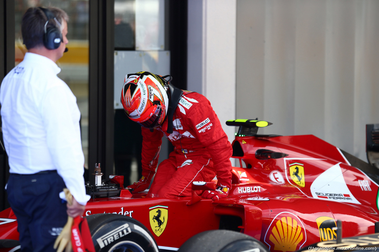 GP SPAGNA, 10.05.2014- Qualifiche, Kimi Raikkonen (FIN) Ferrari F14-T