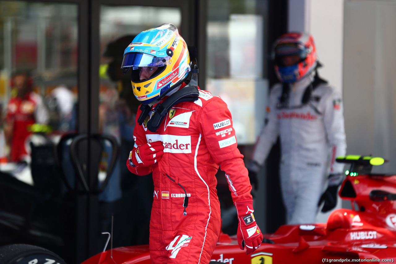 GP SPAGNA, 10.05.2014- Qualifiche, Fernando Alonso (ESP) Ferrari F14-T