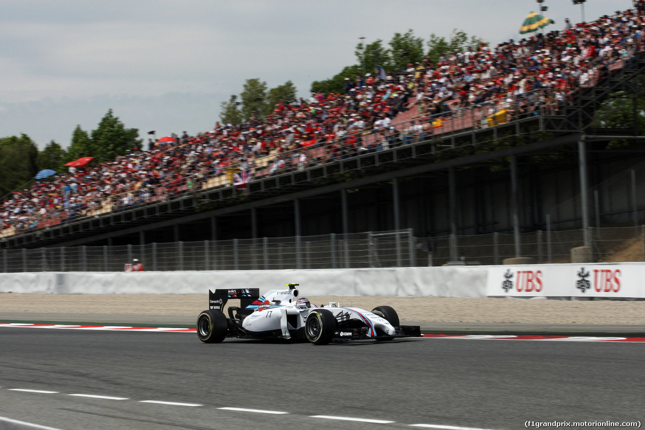 GP SPAGNA, 10.05.2014- Qualifiche, Valtteri Bottas (FIN) Williams F1 Team FW36