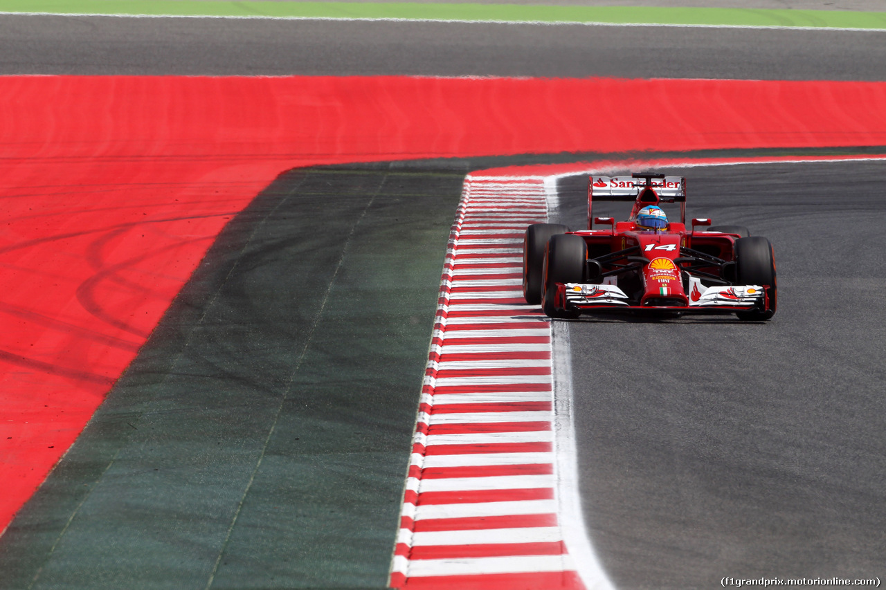 GP SPAGNA, 10.05.2014- Qualifiche, Fernando Alonso (ESP) Ferrari F14-T
