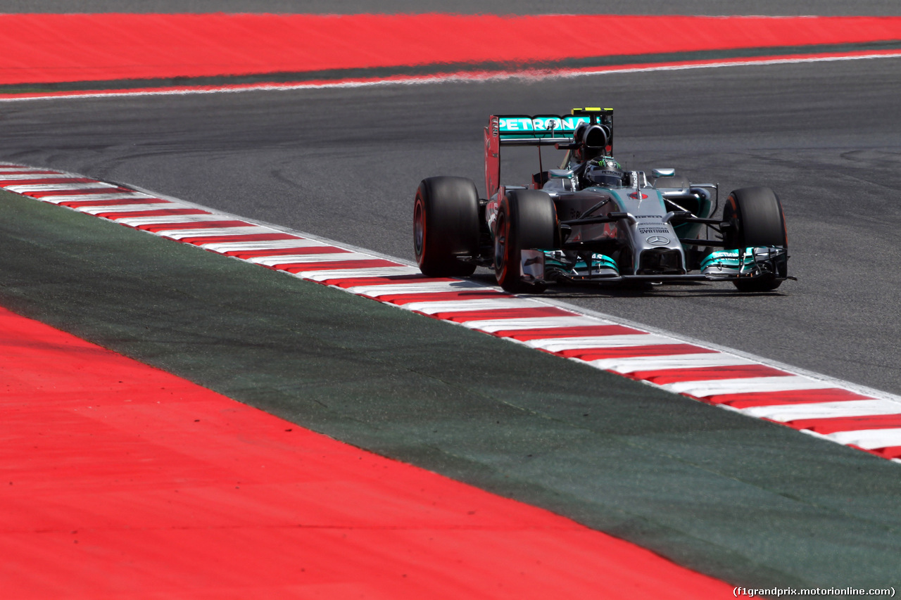 GP SPAGNA, 10.05.2014- Qualifiche, Nico Rosberg (GER) Mercedes AMG F1 W05