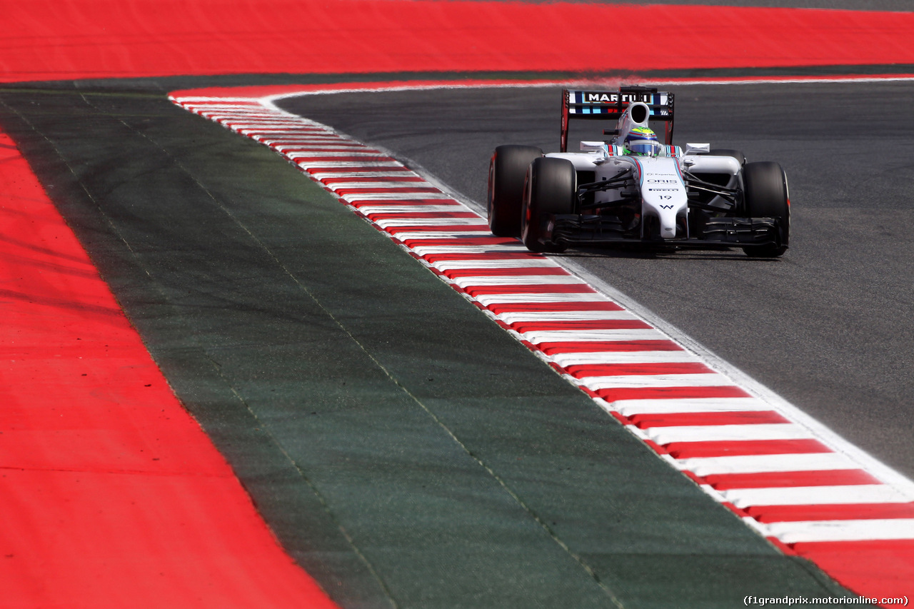 GP SPAGNA, 10.05.2014- Qualifiche, Felipe Massa (BRA) Williams F1 Team FW36