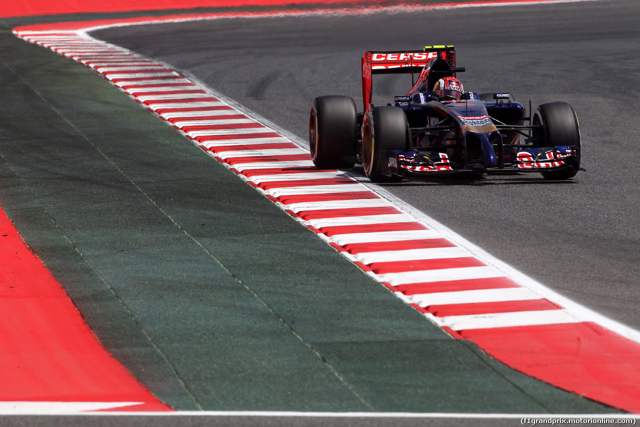 GP SPAGNA, 10.05.2014- Qualifiche, Daniil Kvyat (RUS) Scuderia Toro Rosso STR9