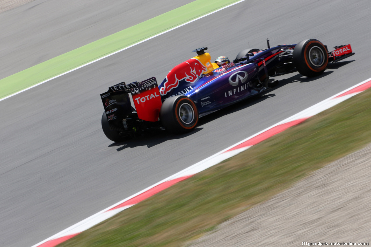 GP SPAGNA, 10.05.2014- Qualifiche, Sebastian Vettel (GER) Red Bull Racing RB10