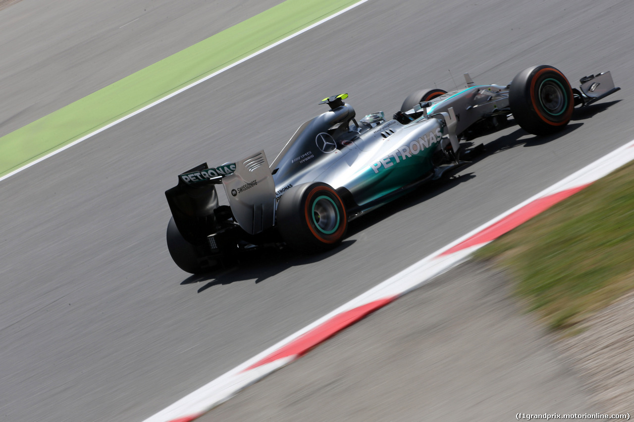 GP SPAGNA, 10.05.2014- Qualifiche, Nico Rosberg (GER) Mercedes AMG F1 W05