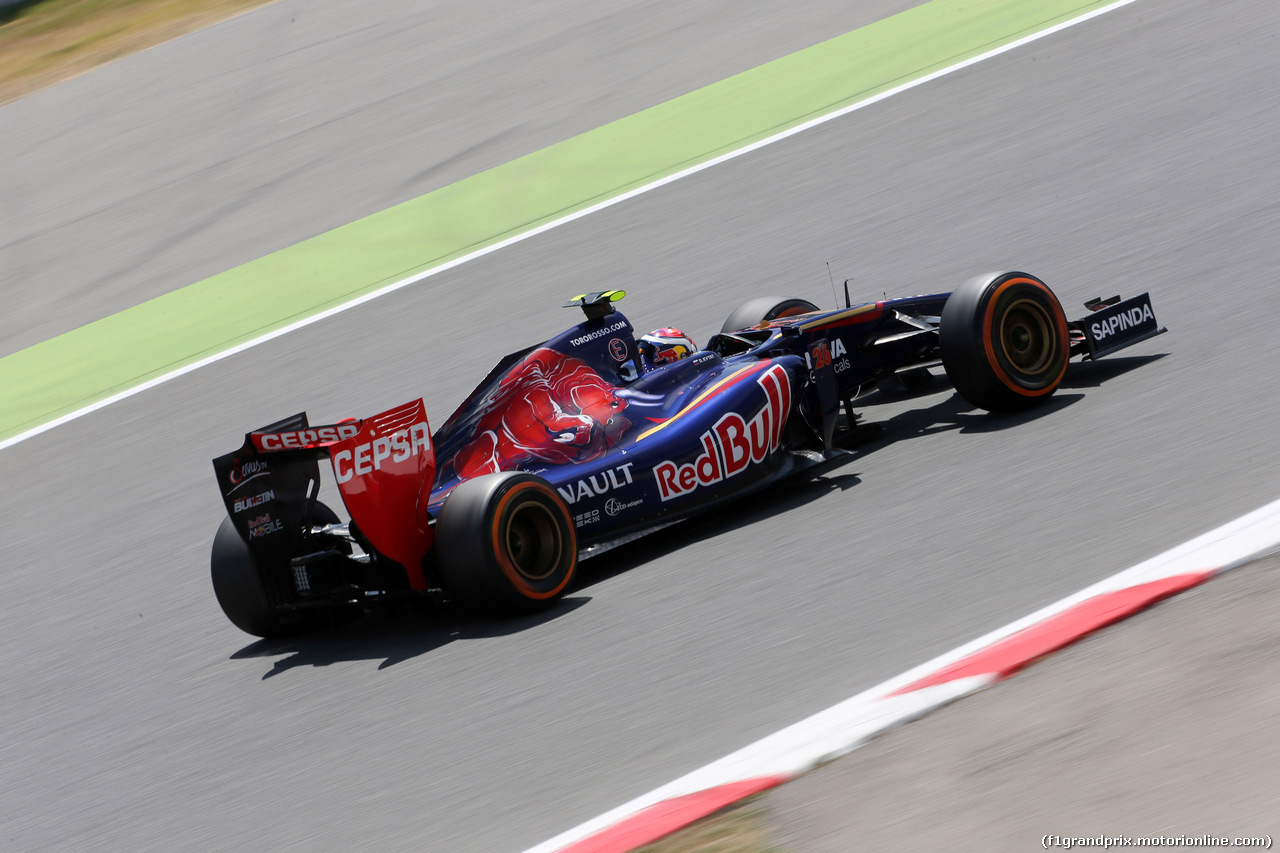 GP SPAGNA, 10.05.2014- Qualifiche, Daniil Kvyat (RUS) Scuderia Toro Rosso STR9