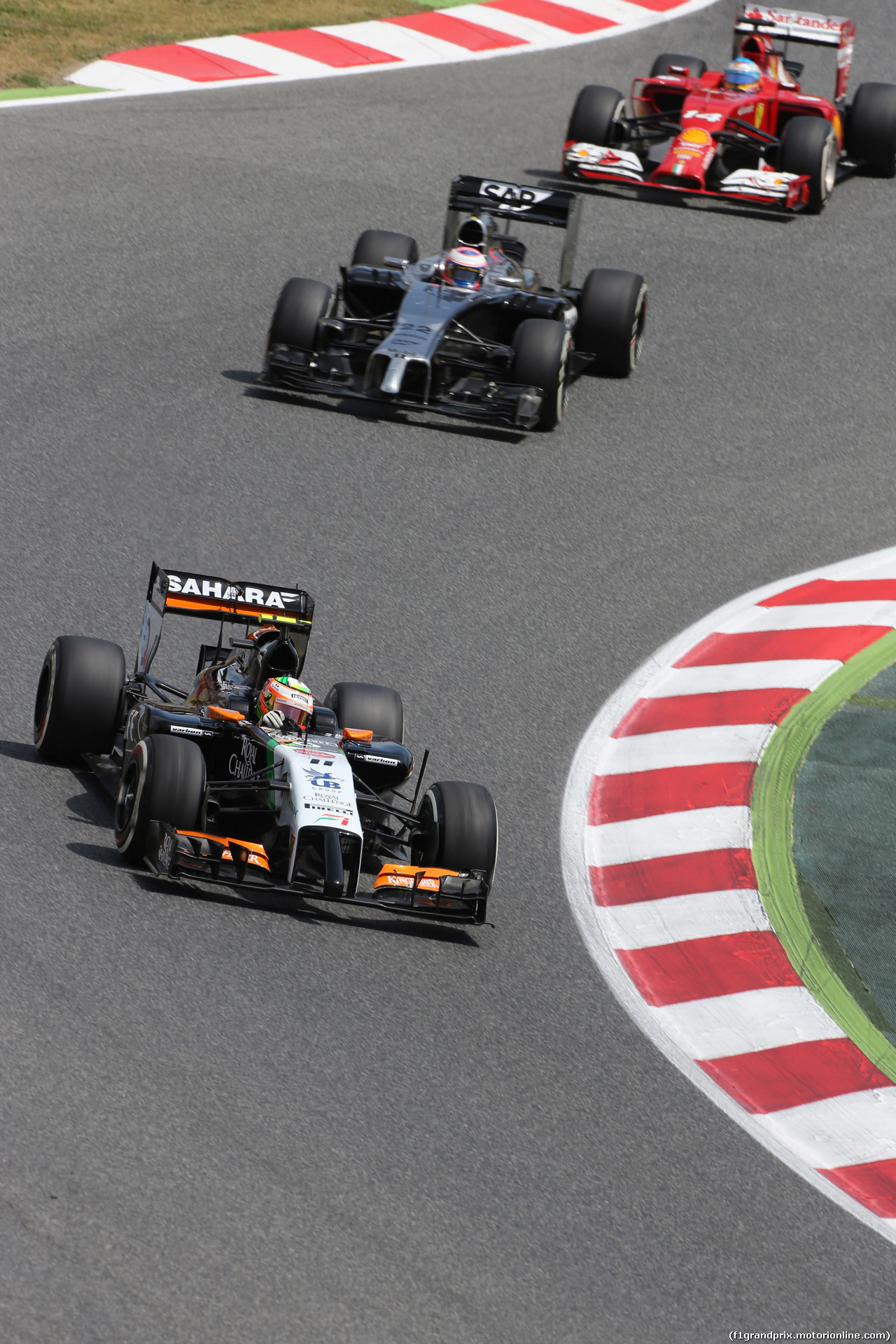 GP SPAGNA, 10.05.2014- Qualifiche, Sergio Perez (MEX) Sahara Force India F1 VJM07