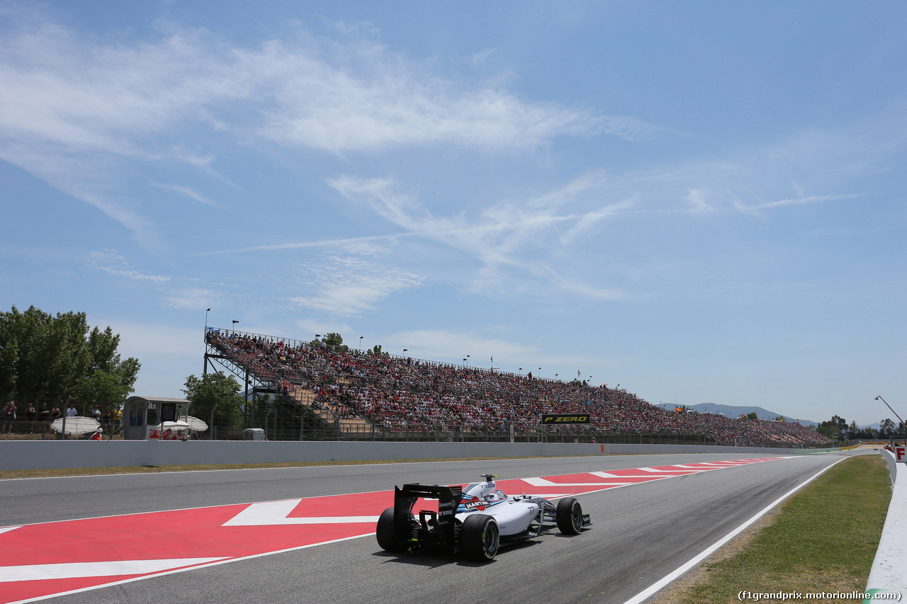 GP SPAGNA, 10.05.2014- Qualifiche, Valtteri Bottas (FIN) Williams F1 Team FW36