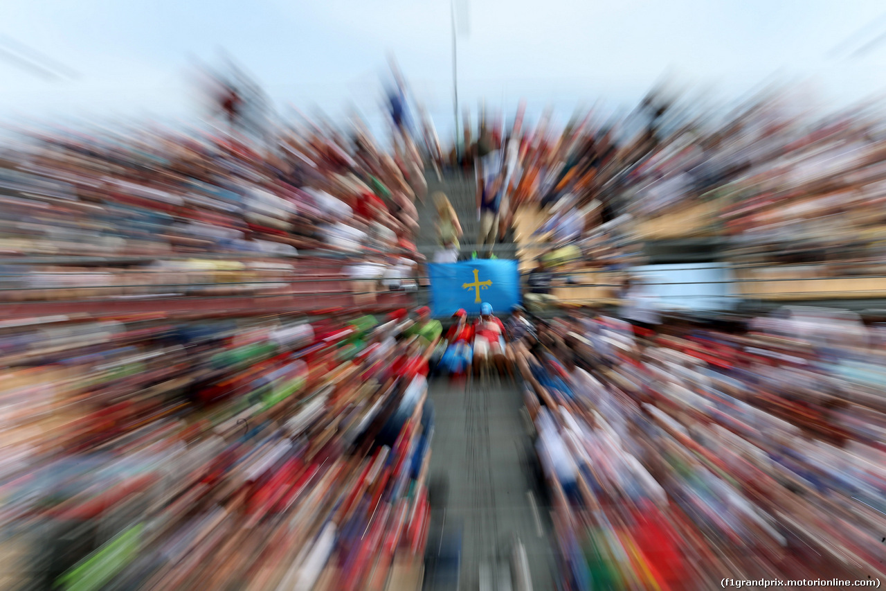 GP SPAGNA, 10.05.2014- Qualifiche, Fans of Fernando Alonso (ESP) Ferrari F14-T