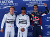 GP SPAGNA, 10.05.2014- Qualifiche, secondo Nico Rosberg (GER) Mercedes AMG F1 W05, Lewis Hamilton (GBR) Mercedes AMG F1 W05 pole position e terzo Daniel Ricciardo (AUS) Red Bull Racing RB10