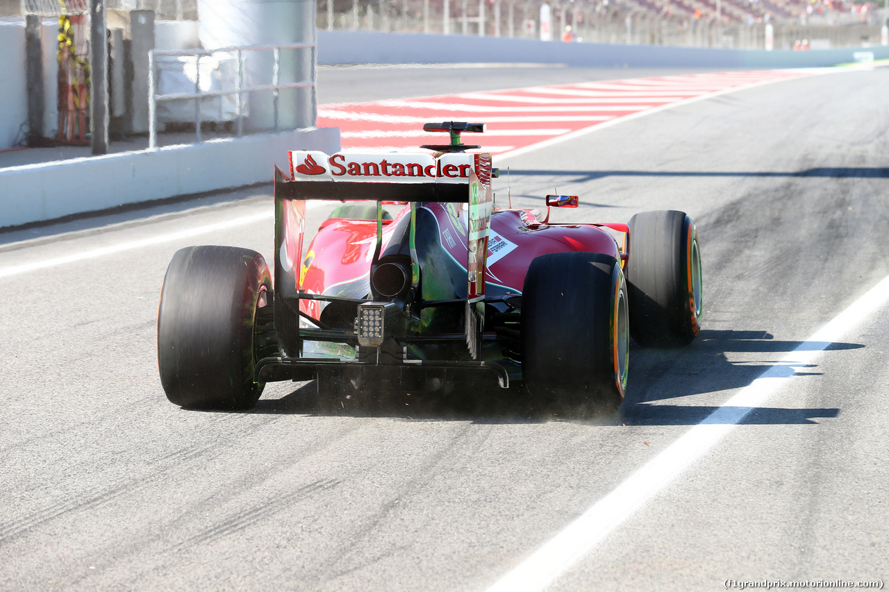 GP SPAGNA, 09.05.2014- Prove Libere 1, Kimi Raikkonen (FIN) Ferrari F14-T