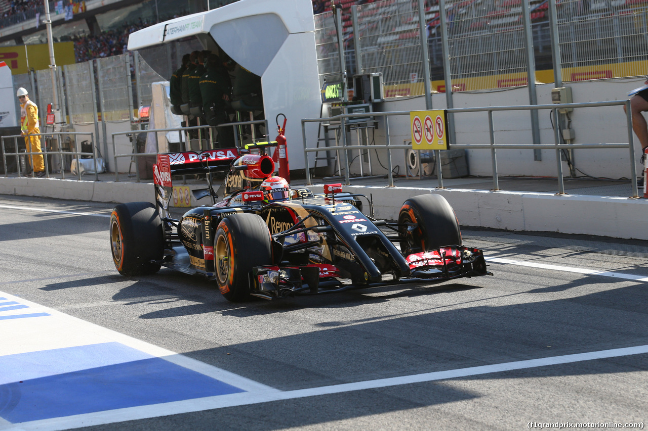 GP SPAGNA, 09.05.2014- Prove Libere 1, Pastor Maldonado (VEN) Lotus F1 Team E22