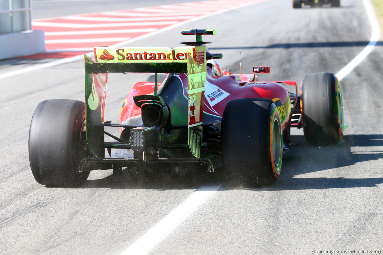 GP SPAGNA, 09.05.2014- Prove Libere 1,Kimi Raikkonen (FIN) Ferrari F14-T