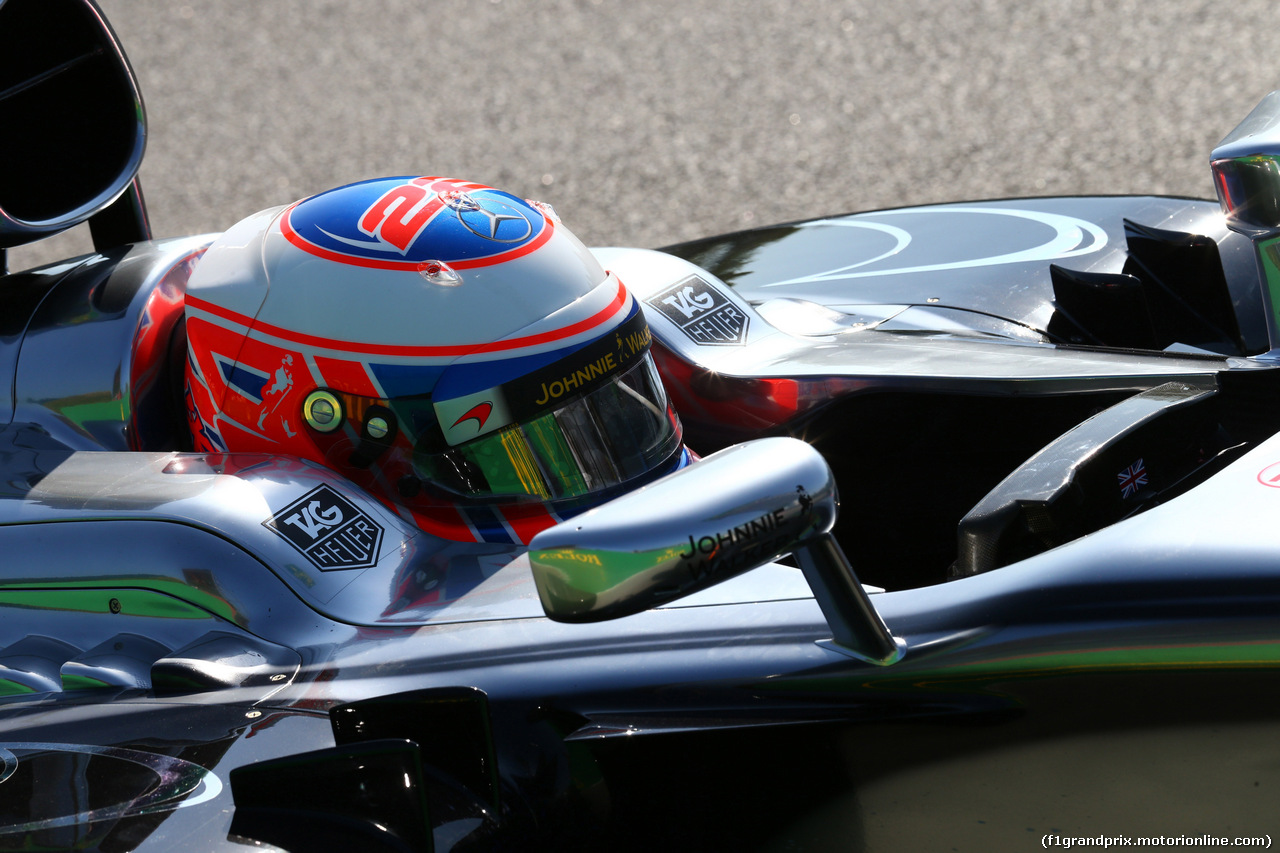 GP SPAGNA, 09.05.2014- Prove Libere 1, Jenson Button (GBR) McLaren Mercedes MP4-29