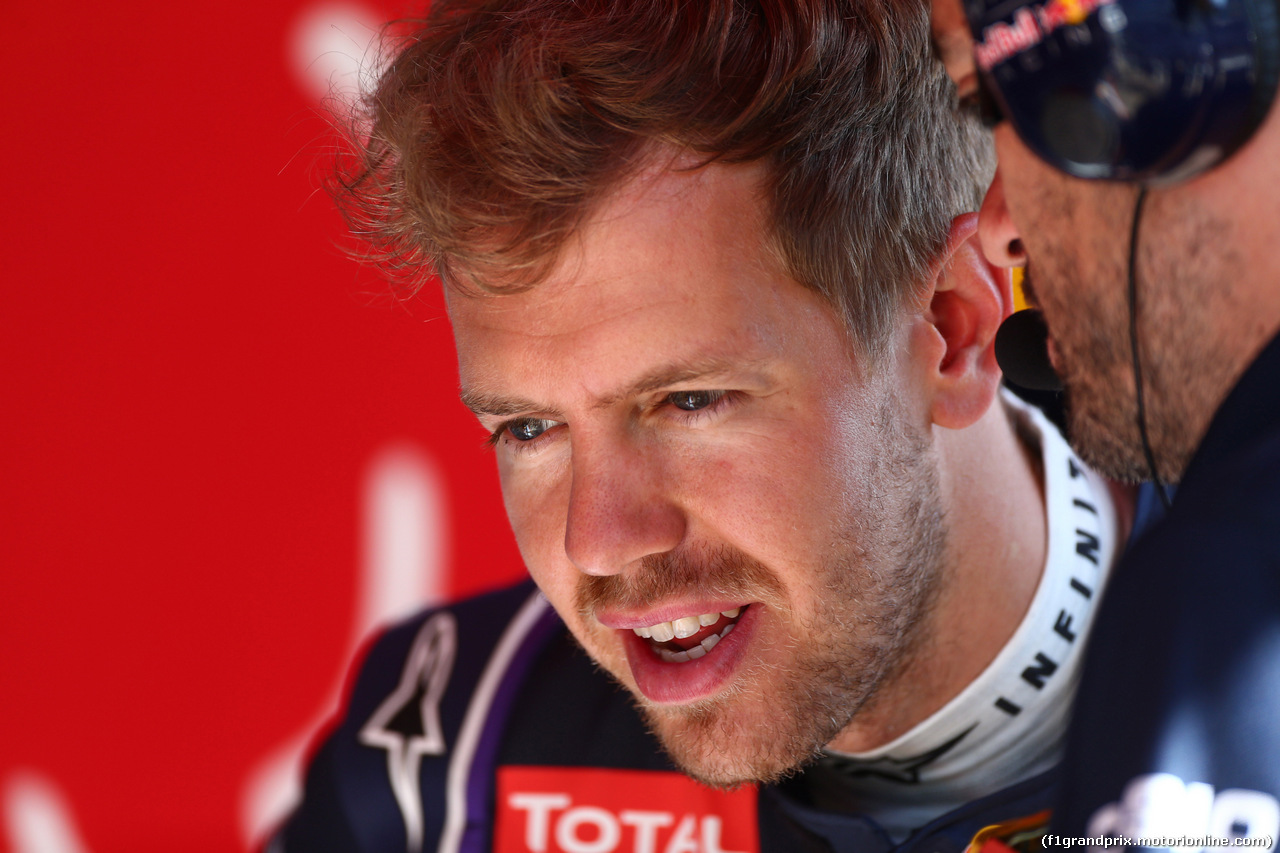 GP SPAGNA, 09.05.2014- Prove Libere 1, Sebastian Vettel (GER) Red Bull Racing RB10