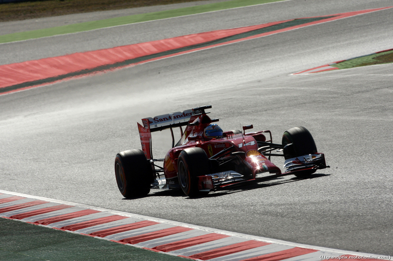 GP SPAGNA, 09.05.2014- Prove Libere 1, Fernando Alonso (ESP) Ferrari F14-T