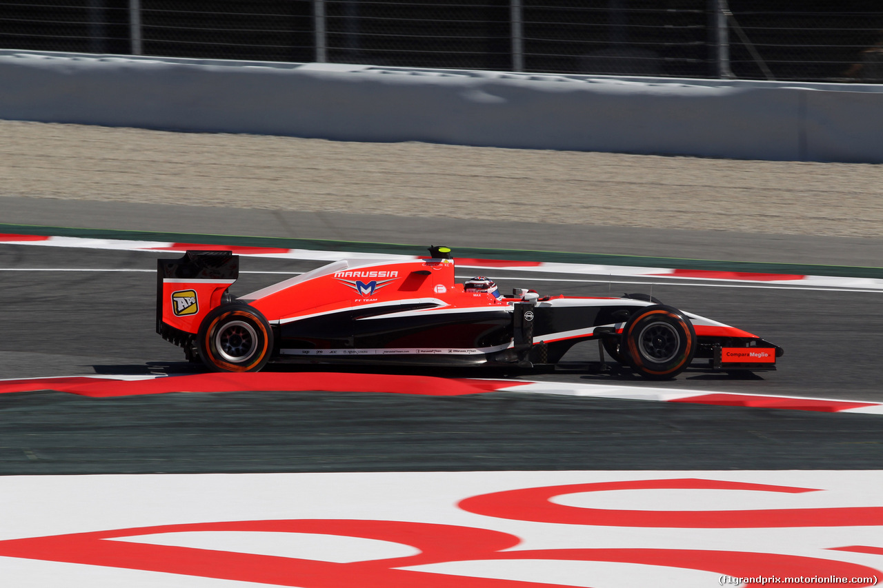 GP SPAGNA, 09.05.2014- Prove Libere 1, Max Chilton (GBR), Marussia F1 Team MR03