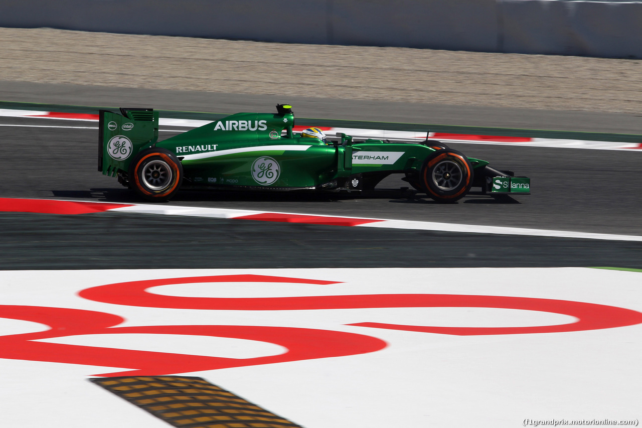 GP SPAGNA, 09.05.2014- Prove Libere 1, Marcus Ericsson (SUE) Caterham F1 Team CT-04