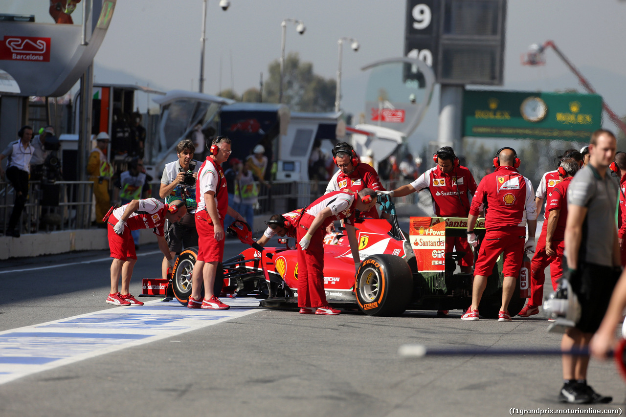 GP SPAGNA, 09.05.2014- Prove Libere 1, Kimi Raikkonen (FIN) Ferrari F14-T