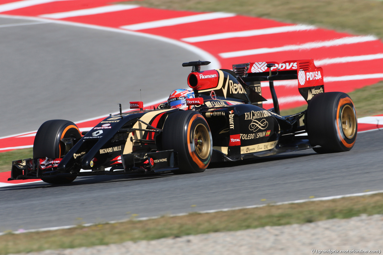 GP SPAGNA, 09.05.2014- Prove Libere 1, Romain Grosjean (FRA) Lotus F1 Team E22