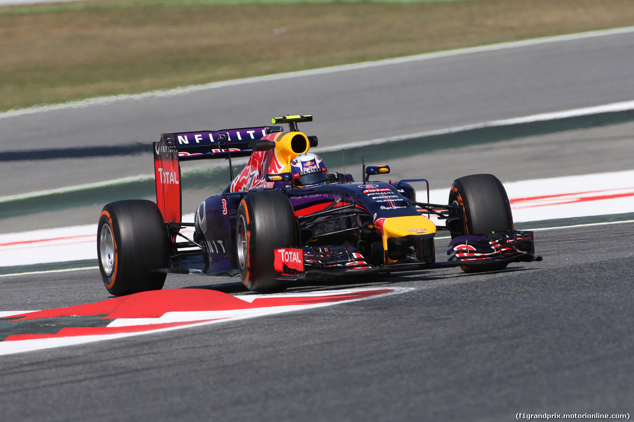 GP SPAGNA, 09.05.2014- Prove Libere 1, Daniel Ricciardo (AUS) Red Bull Racing RB10