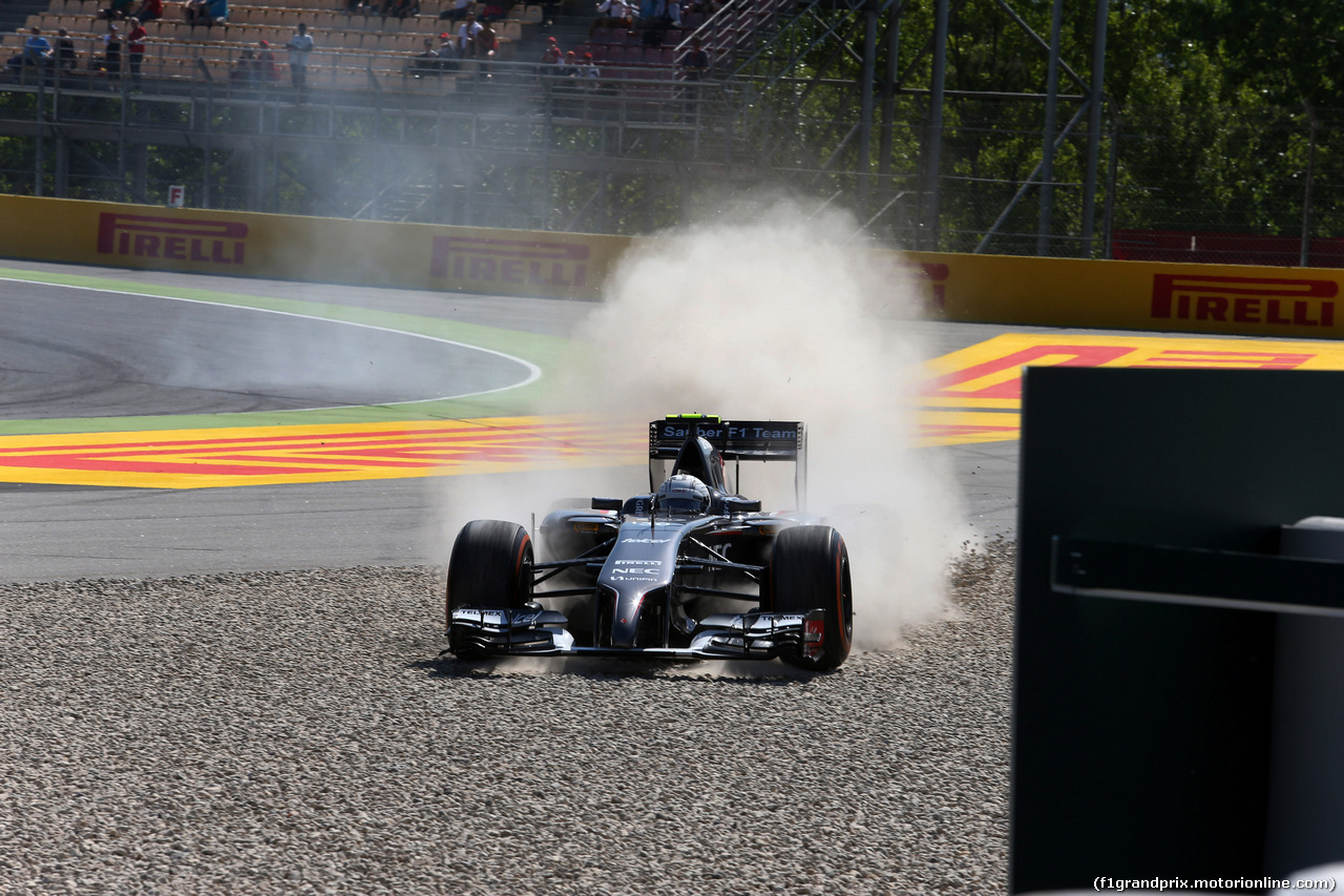 GP SPAGNA, 09.05.2014- Prove Libere 1, Esteban Gutierrez (MEX), Sauber F1 Team C33