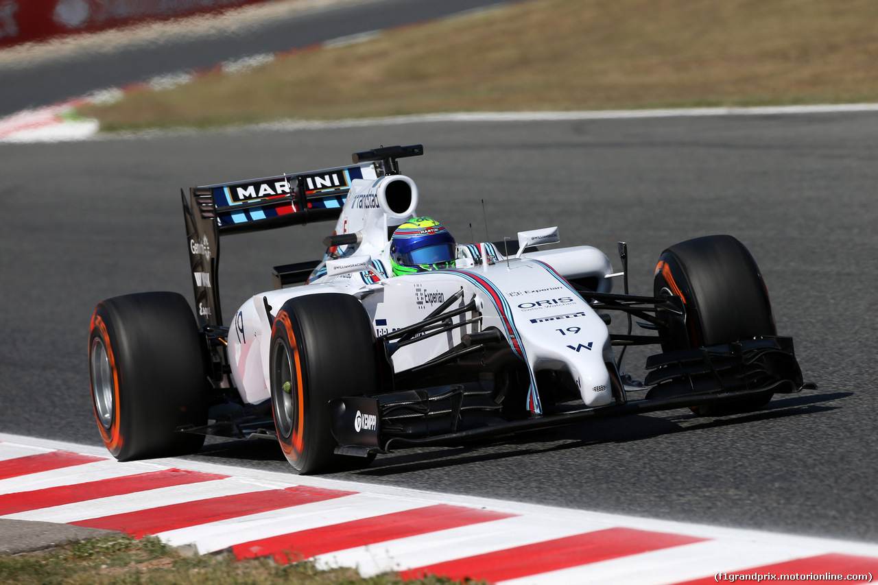 GP SPAGNA, 09.05.2014- Prove Libere 1, Felipe Massa (BRA) Williams F1 Team FW36